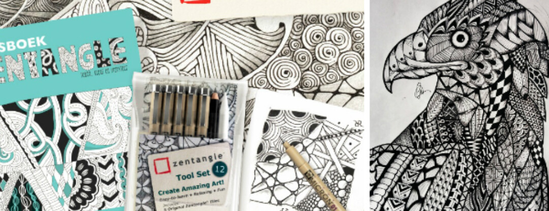 Win met Zin! 5x Zentangle pakket!