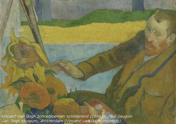 De waanzin nabij Van Gogh Paul Gaugin