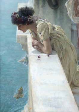 Sir Lawrence Alma-Tadema, A coign of Vantage (detail), Collection of Ann and Gordon Getty