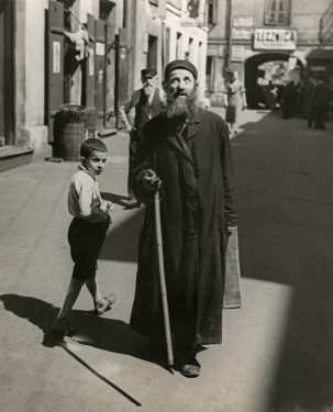 Willem van de Poll, Blinde man, Warschau 1934 collectie Nationaal Archief