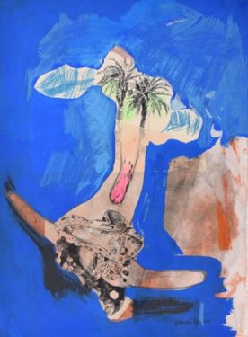 Frederique Loutz, untitled, 2015, mixed media on paper, 56 x 76 cm, Galerie Papillon, Paris