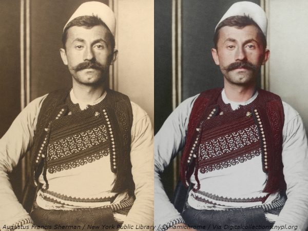 kleurportretten-ellis-island-albanese-soldaat