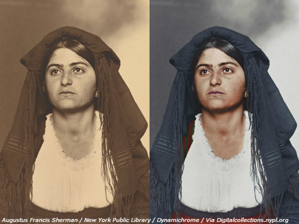 kleurportretten-ellis-island-italiaanse-vrouw