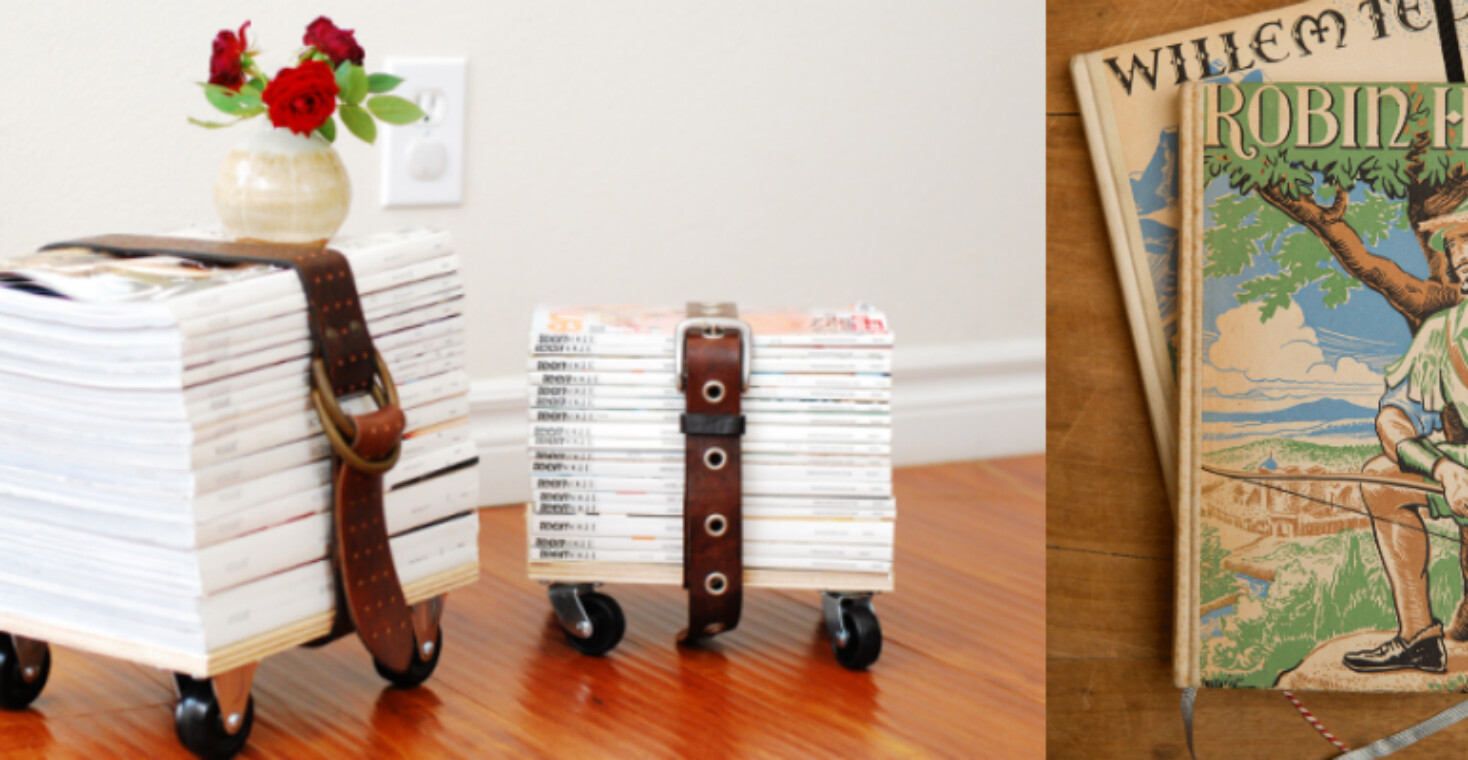 Geen idee wat te doen met oude boeken? In plaats van weggooien, kun je