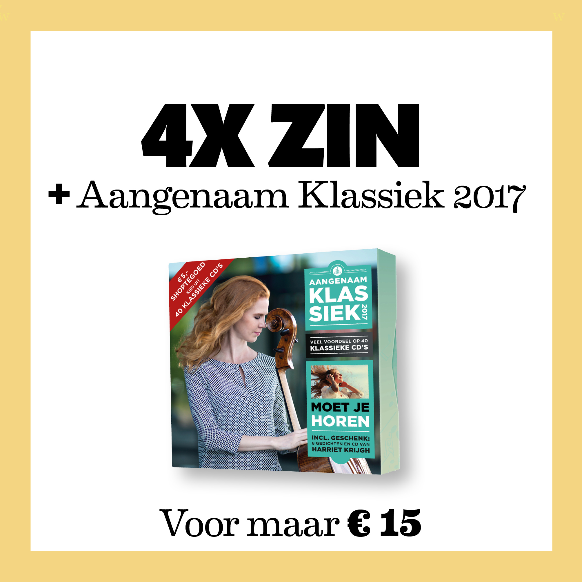4X ZIN + CD-BOX - Zin.nl