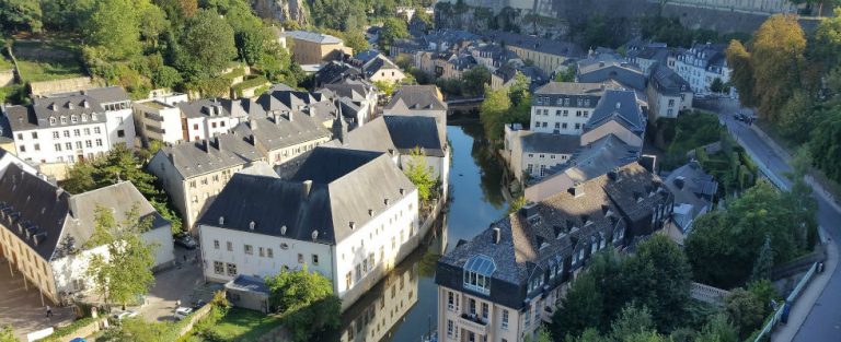 Het Franse gevoel in Luxemburg Stad