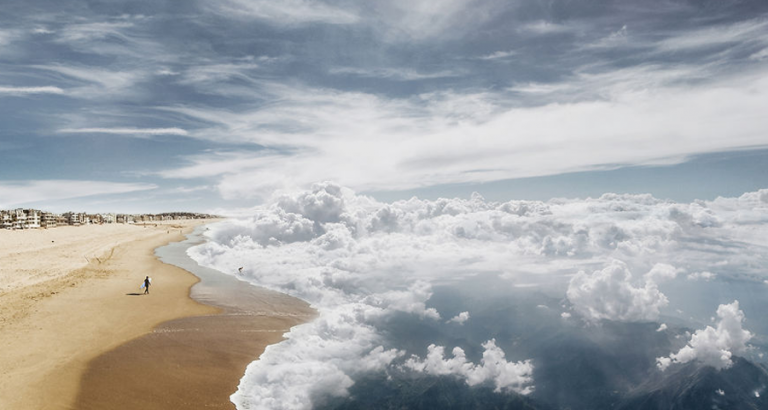 Zwemmen in de wolken