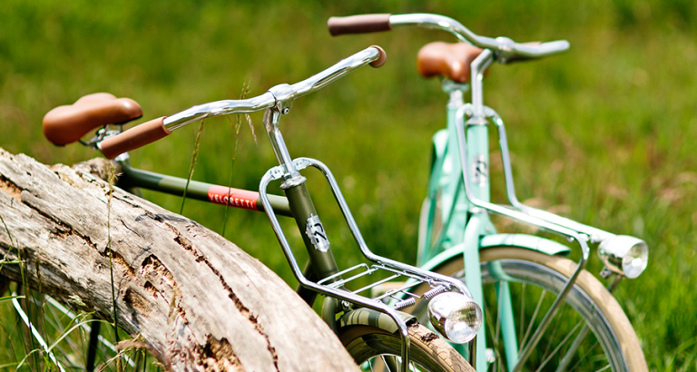 Fiets en puzzel Nederland door