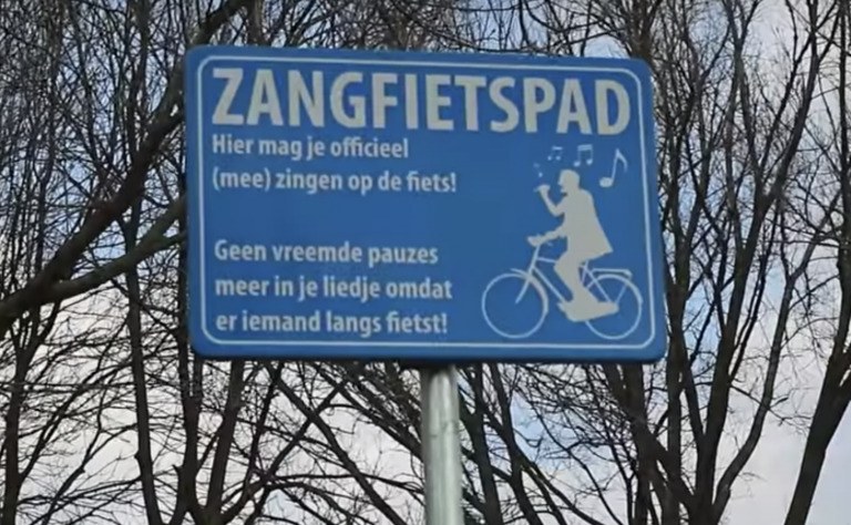 Het Zangfietspad, voor iedereen die houdt van lekker zingen op de fiets