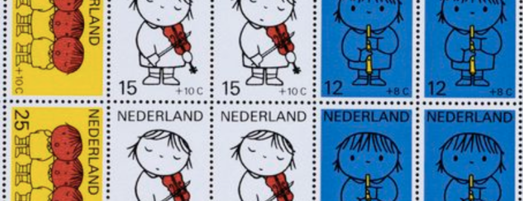 Ken je deze kinderpostzegels nog?