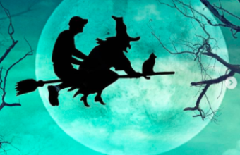 Kunstzinnige Halloween silhouetten