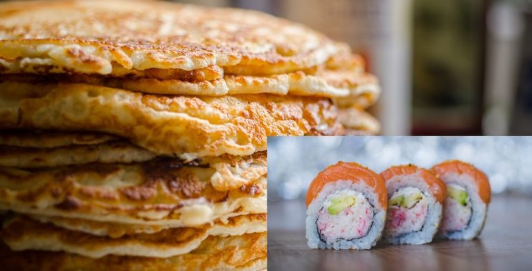 Deze nieuwe trend moet je proeven: pannenkoekensushi