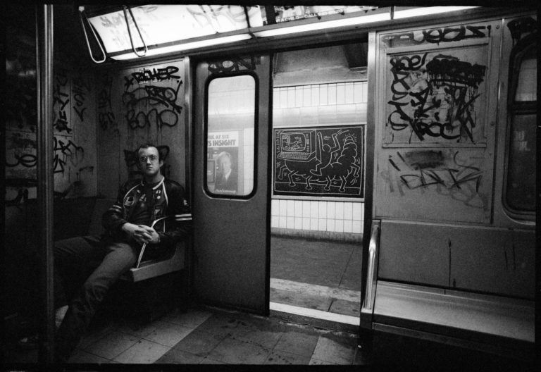 Muurschildering van Keith Haring naar Nederland