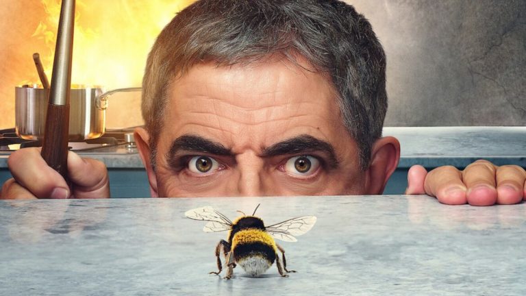 Lekker lachen: Rowan Atkison in Man Vs Bee