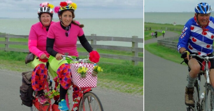 Fiets van dorp naar dorp in Friesland