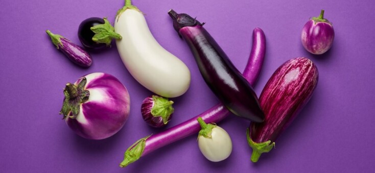 We love aubergine