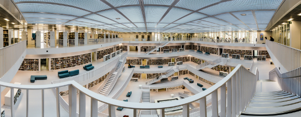 Bibliotheek Stadtbibliothek Stuttgart 1