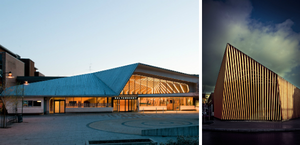 Bibliotheek Vennesla bibliotek og kulturhus Noorwegen 1