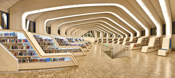 Bibliotheek Vennesla bibliotek og kulturhus Noorwegen 2